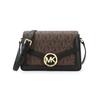 New MICHAEL KORS Jessie Cow Leather Crossbody Bag Shoulder Bag Women's Brown/Black 38T1CI6C1B-292