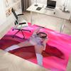 1pc Taylor Swift Print Area Rug - Soft, Washable Non-Slip Indoor Mat, Living Room, Home Office Decorative Rug,Office Decorative