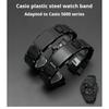 Черный браслет для Casio G-shock DW-6900 DW9600 DW5600 GW-M5610 GA-2100 Мужской Серии Ремешок для часов Пластиковый Стальной Ремешок для часов 16 мм Ремешок