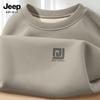 JEEP SPIRIT Men's Fleece Lined Round Neck Sweatshirt