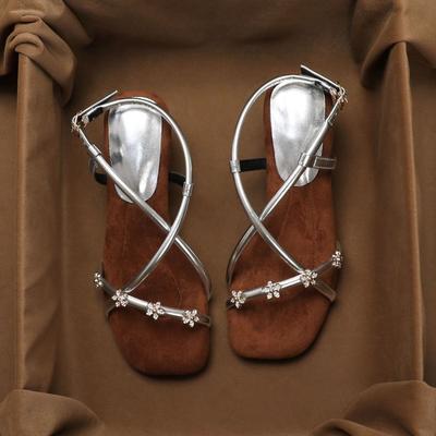 Модные летние сандалии Eilyken, новая коллекция, гладиаторские, с узкими ремешками, с открытым носком, женские сандалии на тонком низком каблуке, туфли для вечеринок, zapatos de mujer