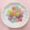20Pcs 9.8mm Acrylic Round Loose Beads DIY For Mobile Phone Chain Bracelet Fashion Jewelry Accessories Handmade Materials