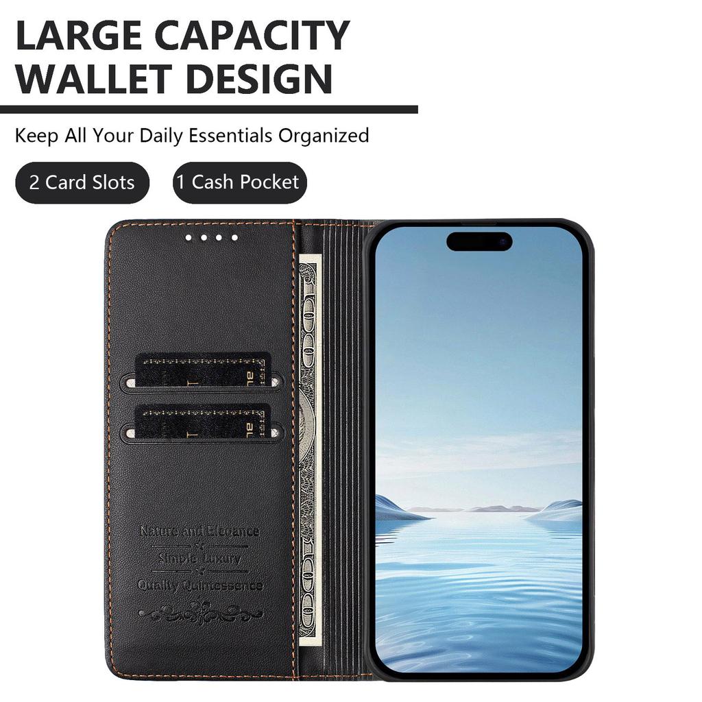 For Oppo A6x 5G/Oppo A6 5G Case RFID Blocking Wallet Stand Imprinted Cat Pattern Leather Phone Cover