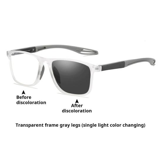 Фотохромные прогрессивные бифокальные очки для пресбиопии для пожилых людей Очки для чтения Clear View Защита глаз