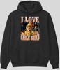 I Love Garlic Bread Hoodie | Grim Reaper Skeleton Meme Hoodie