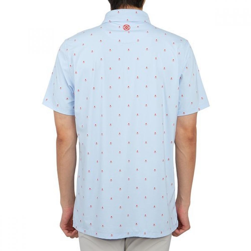 Футболка с коротким рукавом Zipore Golfwear для мужчин с воротником g4mS23k361a Sky