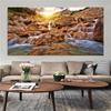 Big Size Landscape Pictures Forest Posters and Prints Trees River Reflection Canvas Painting for Living Room Home Decor Cuadros