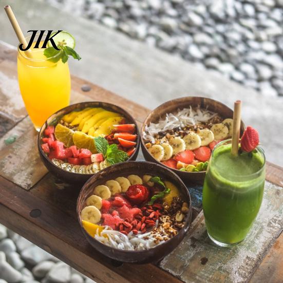 Artisanal Coconut Dishes Wood Bowl Vegan Gift from Natural Shells Smoothie Acai Buddha Bowls Authentic Craftsmanship Rustic Serving Easy to Clean for