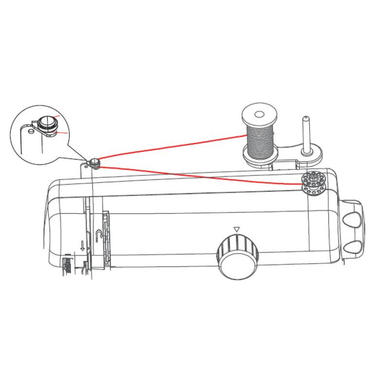 Швейная машина 12 стежков, электрическая бытовая швейная машина, мини-швейная машина с двойной иглой