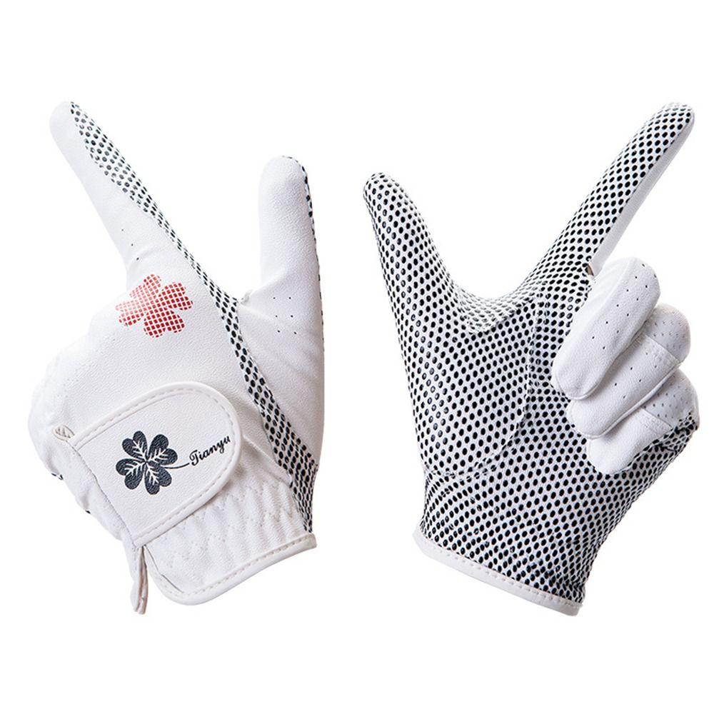 Breathable Full Finger Golf Gloves Wear Resistant Golf Mittens Sport Gloves  Palm Protection