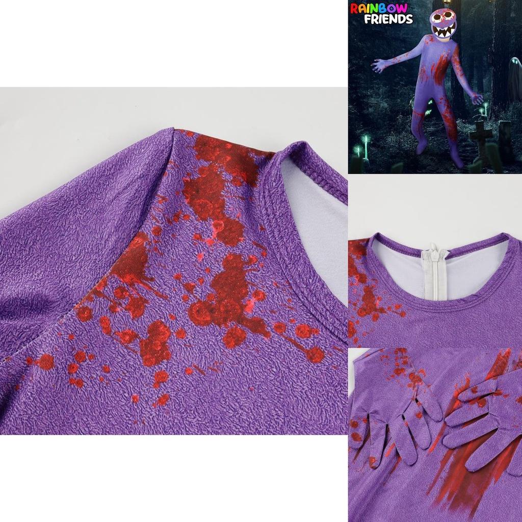 Детский костюм-комбинезон для косплея Roblox Rainbow Friends на Хэллоуин и вечеринки