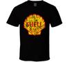 Унисекс футболка с винтажным логотипом Shell Oil Racing
