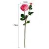 Pink Artificial Dahlia Flowers 2 Heads Artificial Faux Plants  Home Decoration