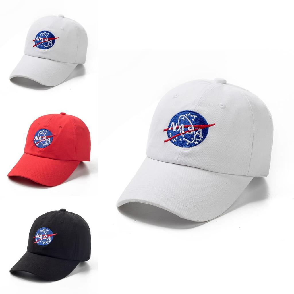 Premium Quality Cotton Nasa Letter Embroidered Baseball Cap Adjustable For Any Head Size