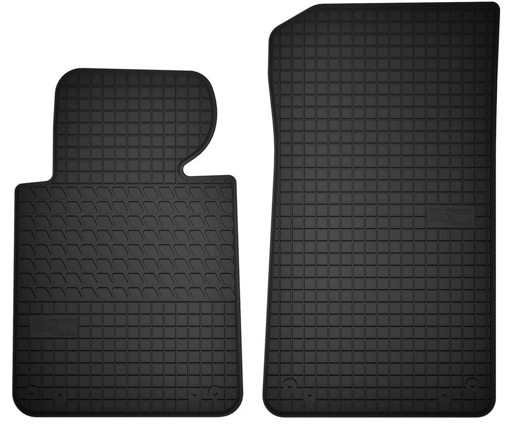 Front Rubber Floor Mats For Bmw 3 E46 Compact, Coupe, Sedan, Kombi, Touring (1998 To 2007)