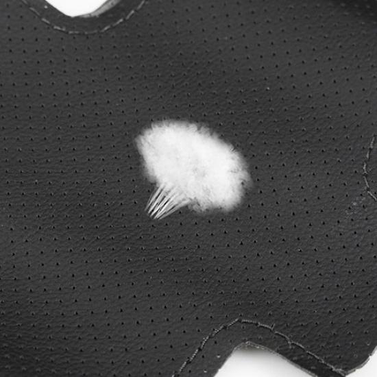 Полностью черная кожаная оплетка на руль для шитья для Toyota RAV4 2006-2012