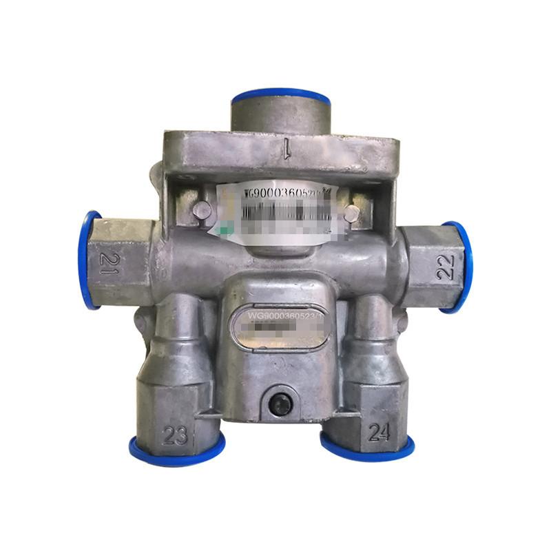WG9000360523 four-circuit for Sinotruk Howo four-way valve protection valve truck parts