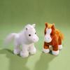 Fluffy Fine Horse Plush Toy PP Cotton Long Hair Horse Stuffed Doll  New Year