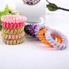5 Pcs Telephone Wire Colorful Braid Weave Girls Ropes Ponytail Holders Tie Gum Rings Rubber Bands Elastic Hair Bands For Women