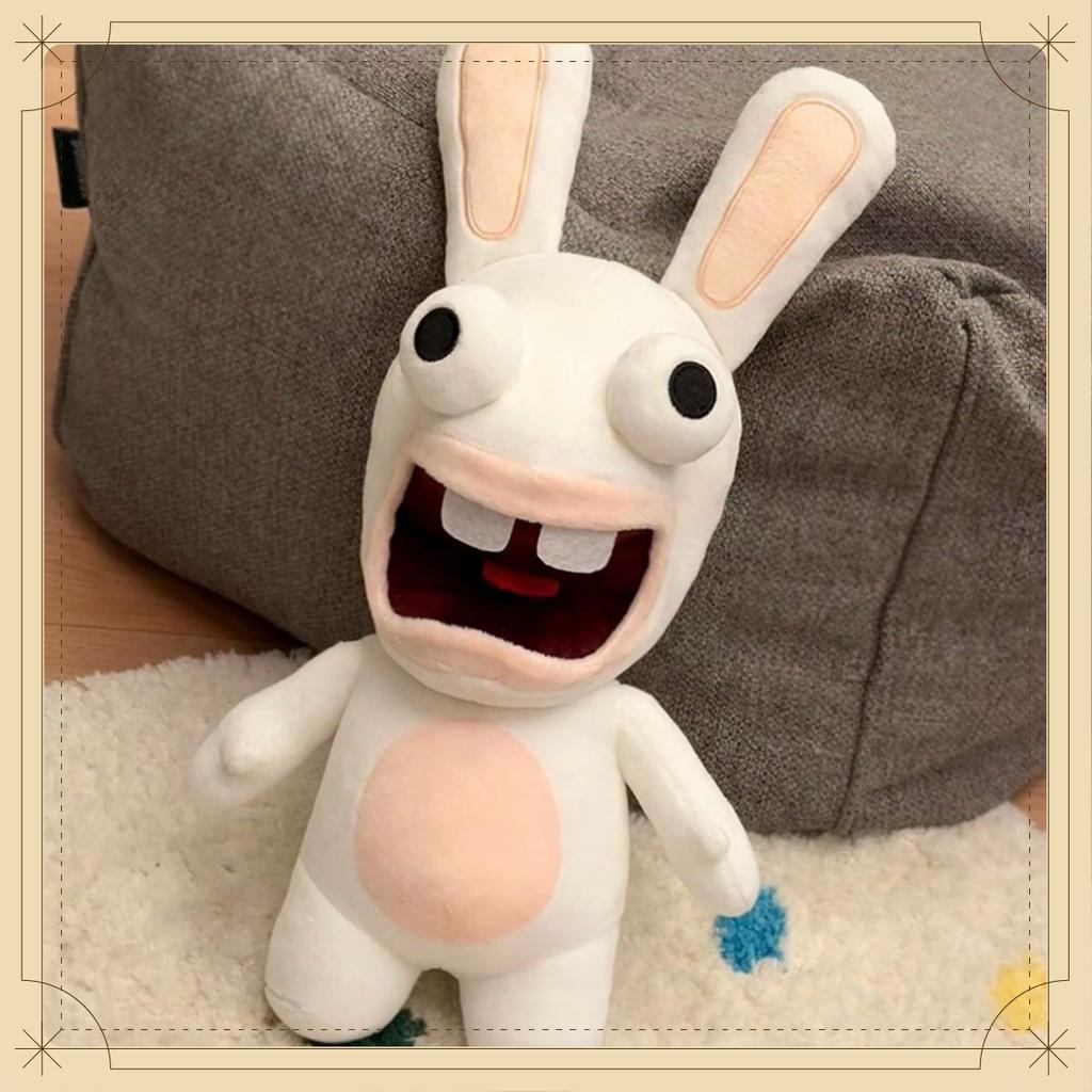 New Cute Cartoon Crazy Rabbit Plush Toy To Sleep Funny Long-eared Rabbit Doll Toy Gift Peripheral