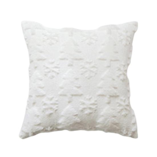 Рождественская наволочка для декоративной подушки, наволочки с рождественской елкой, мягкие плюшевые наволочки с потайной молнией, зимний домашний декор