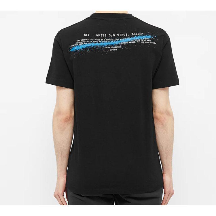 OFF WHITE Футболка мужская Черная SS20 OMAA027S201850101001