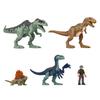 Mattel Мини-фигурка JURASSIC WORLD New Ruler, ограниченный тираж, возраст — 1 год, и GWP74, мульти-упаковка (с Диметродоном) [Игрушка Динозавр] [3 Up]