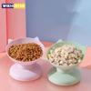 Миска для корма для домашних животных с высоким дном и наклоном, защита шеи от удушья, миска для воды для собак и кошек, антидемпинговые принадлежности для кормления кошек