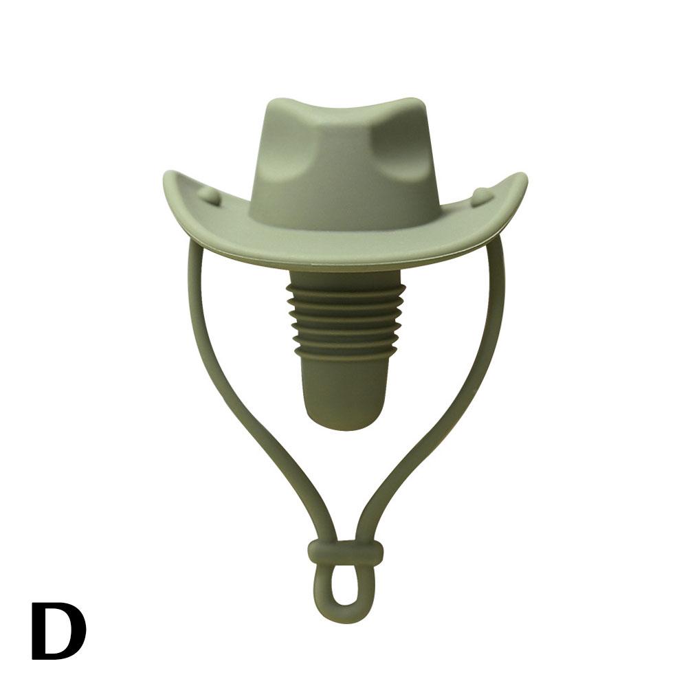 Silicone Red Wine Stopper Western Cowboy Hat Creative Leak Proof Wine Grade Food Sealing Wester S2C8