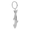 Metal Fish Shape Key Ring Bottle Opener Bag Key Chain Hanging Pendant