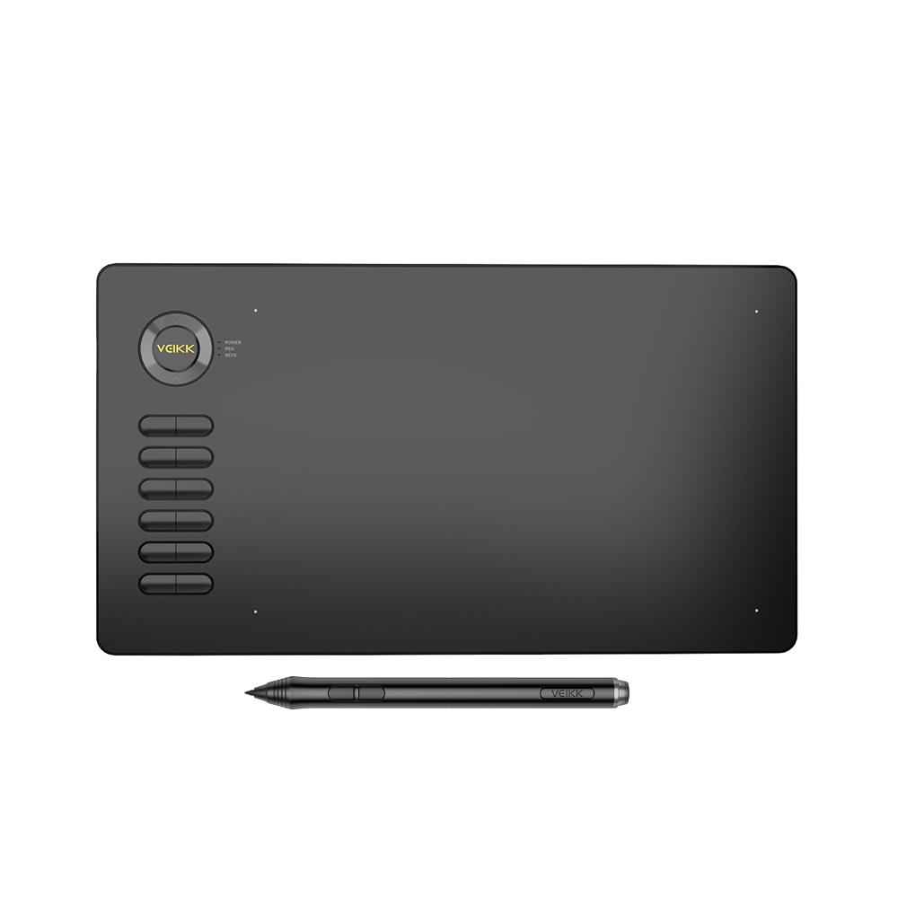 Планшет для рисования VEIKK A15 Графический планшет 10x6 дюймов Цифровой планшет для рисования с индукцией 8192