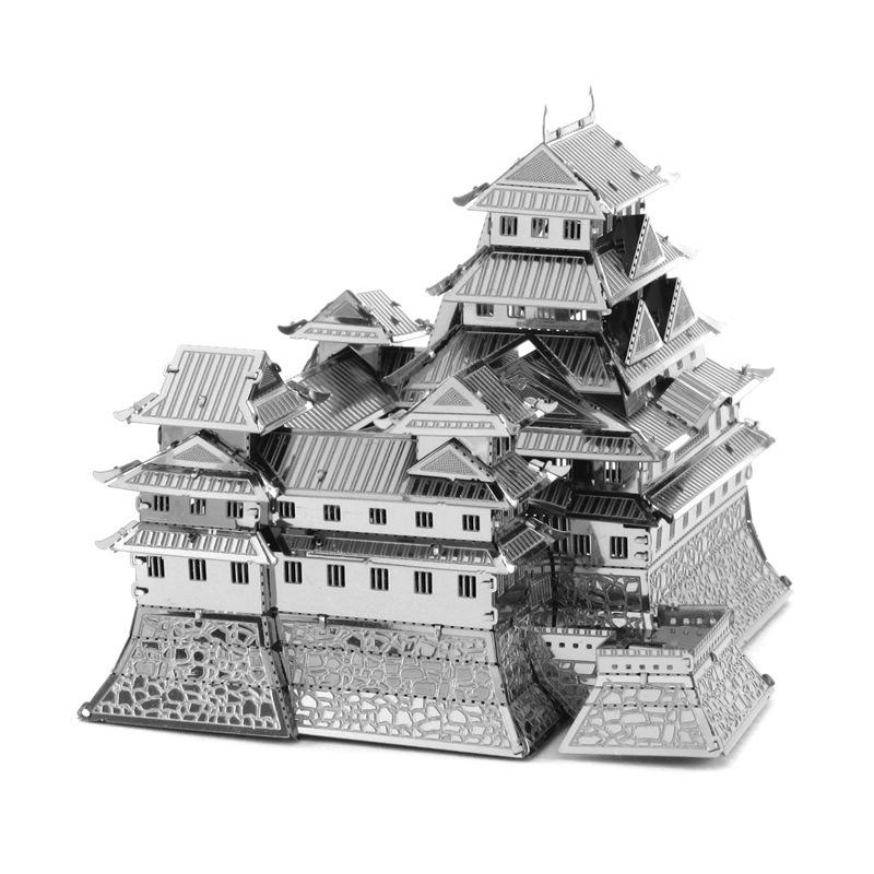 All-Metal Himeji Castle 3D DIY Stainless Steel Jigsaw Puzzle Toy