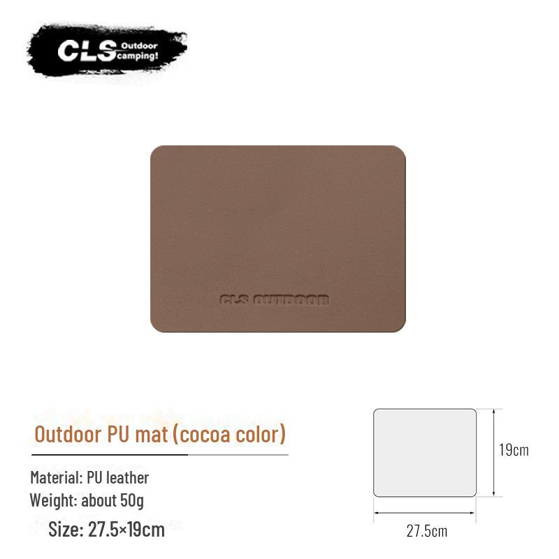 Коврик для стола из водонепроницаемой теплоизоляционной кожи CLS PU - скатерть для пикника и кемпинга с масляной защитой