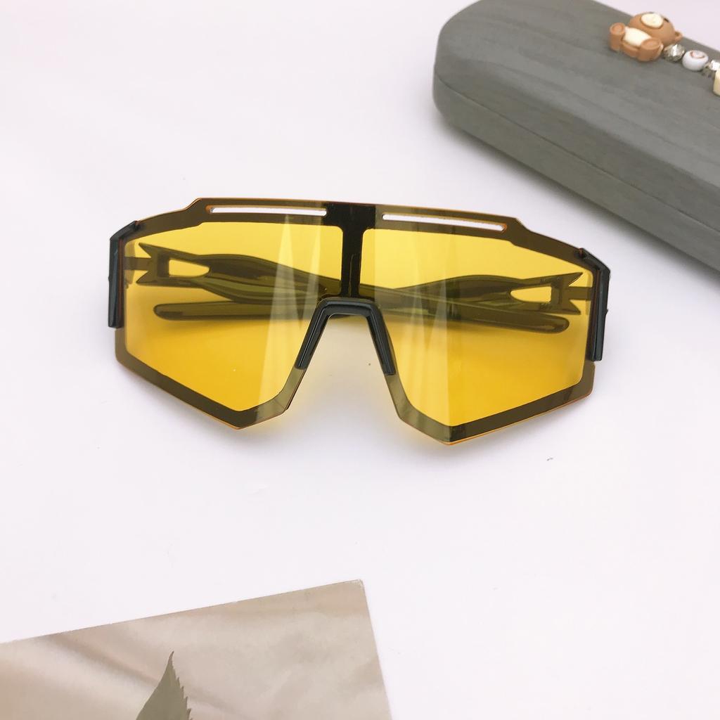 Fashion Children'S Sunglasses Outdoor Colorful Boys And Girls Cycling Sunglasses One-Piece Sports Glasses
