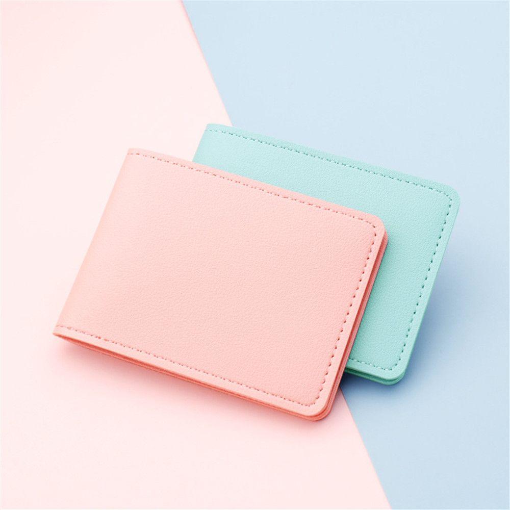 Driver's License Leather Case Card Bag Credit Card Holder Mini Purse Lady Wallet ID Card Holders