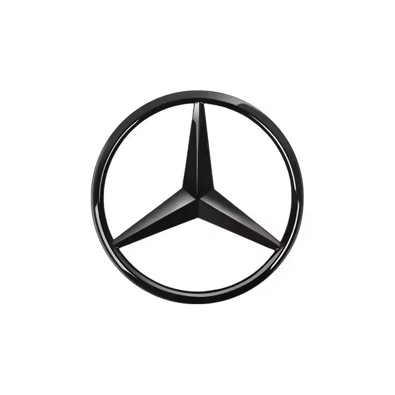 90mm ABS Tail Star Emblems Rear Trunk Star Logo Stickers Badge for Mercedes Benz W204 W205 W212 W213 W177 W176 W117 X253 W247 RIU7