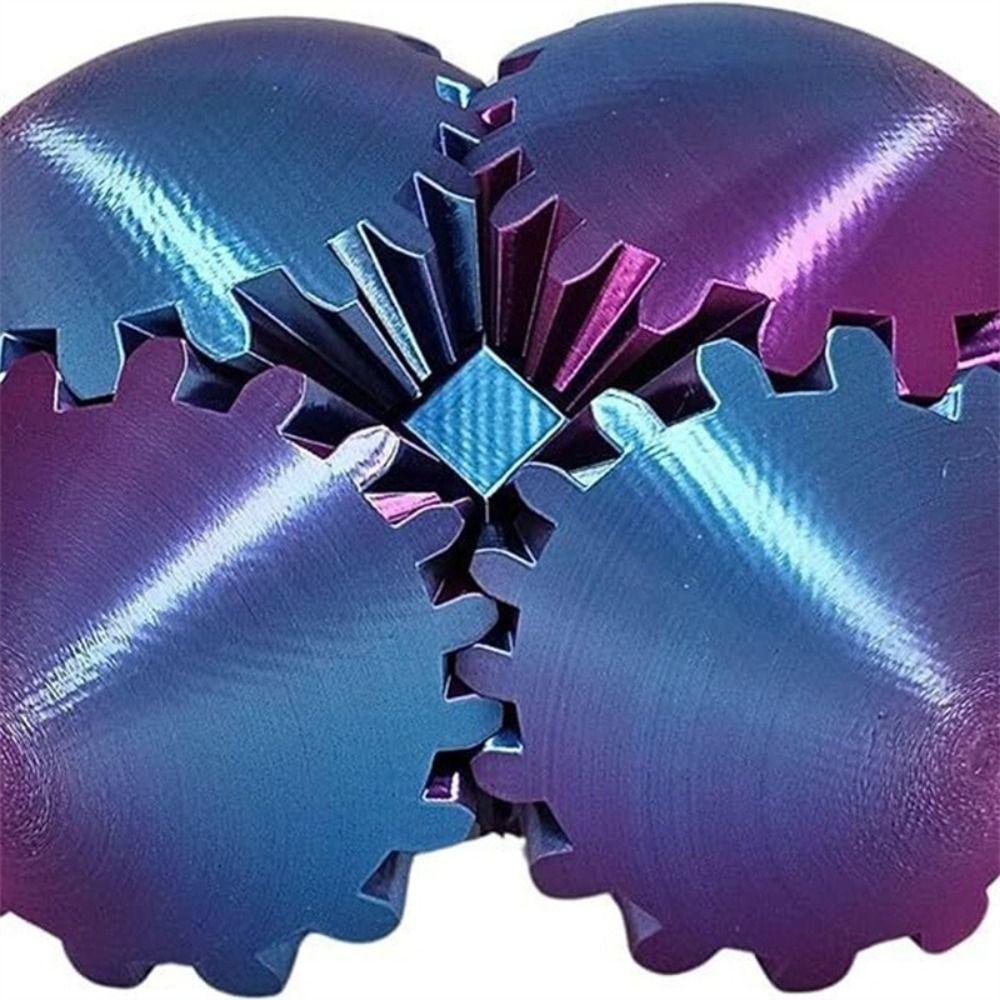 Gear Sphere 3D Gear Ball Relaxing Deformation Spin Ball 3D Printed Gear Ball Дети Взрослые