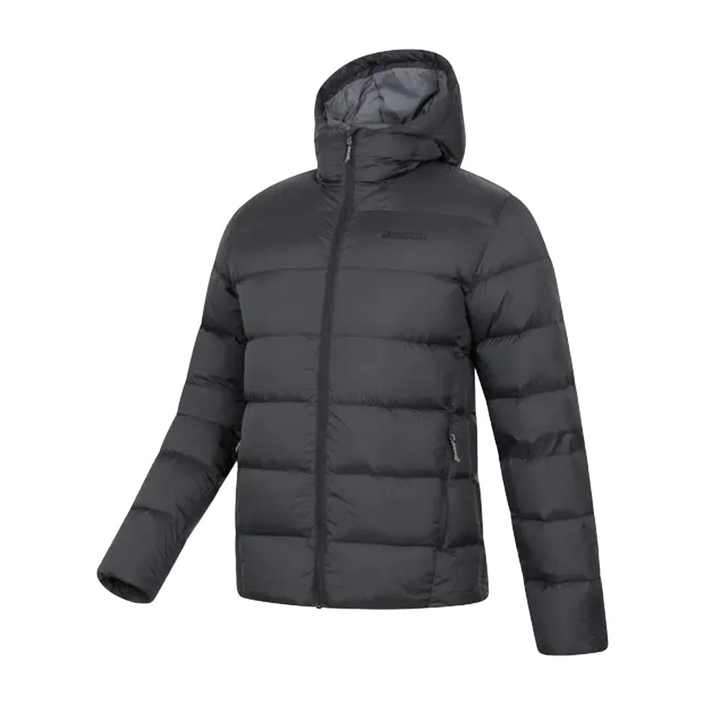 Mountain Warehouse Mens Stratus Down Packable Hooded Jacket