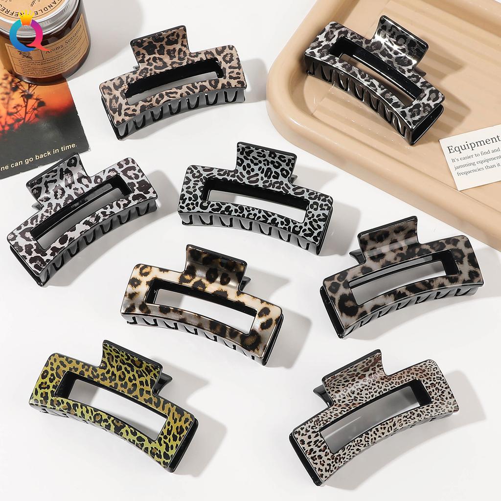 Printed Hair Clip Shark Clip Leopard Clip Large Summer Clip Hair Accessories