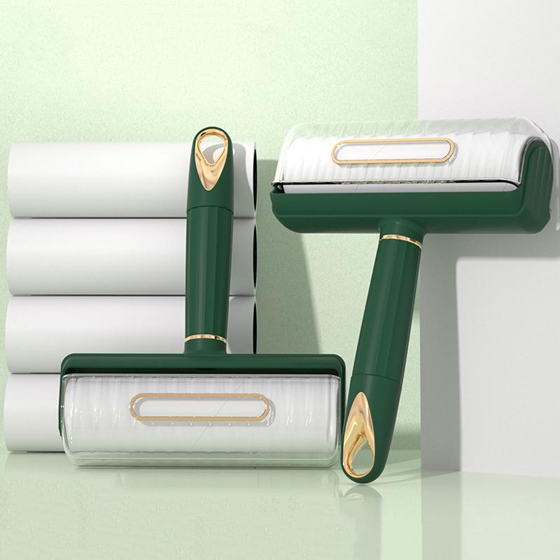 Устройство для прилипания волос Портативное бытовое устройство для удаления шерсти и комков из рулонной бумаги барабанного типа Разрывное расширяющееся устройство для прилипания шерсти домашних животных