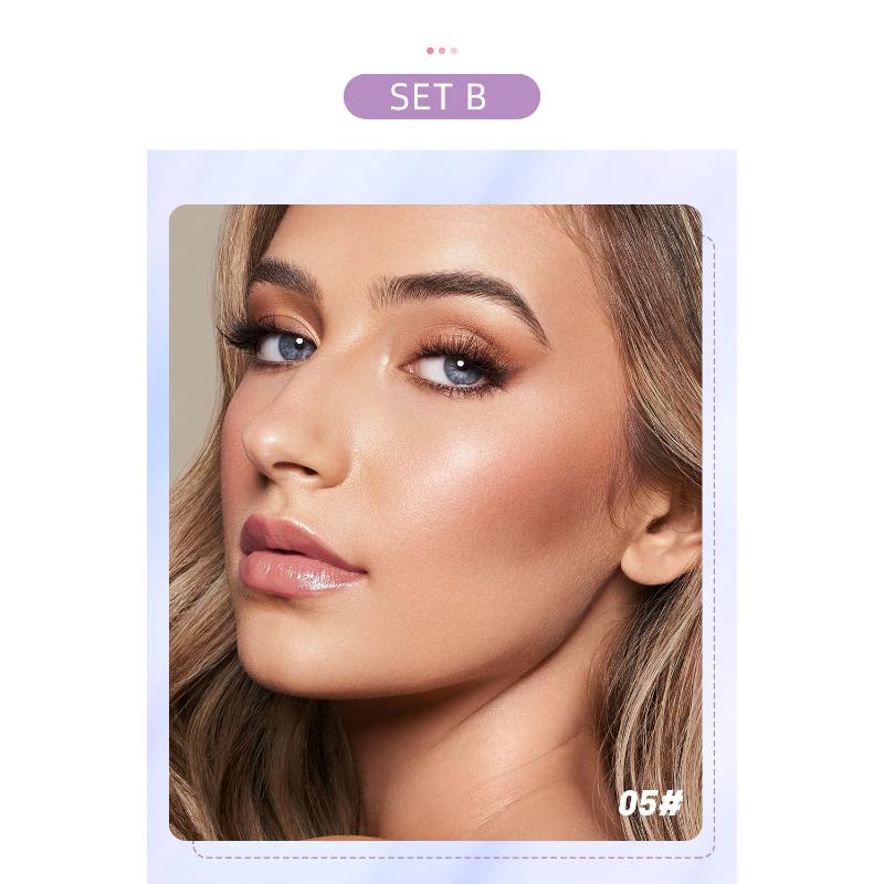 QIBEST Lip Oil Lasting Hydration Moisturizing Nourishing Light Lip Lines Lip Nectar Lip Gloss Toothed Lip Set