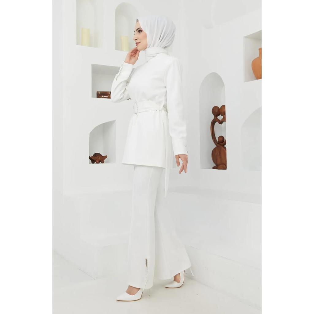 THE RAREBELL Туника с поясом и деталью на талии