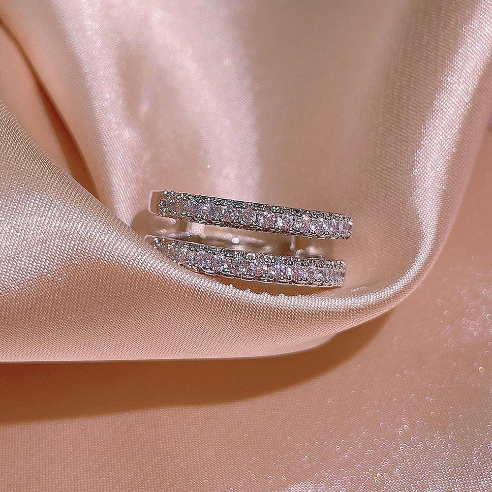 Элегантное женское кольцо из стерлингового серебра с большим цирконом в форме капли воды, кольца на пальцы для женщин, обещание любви, подарки на День святого Валентина