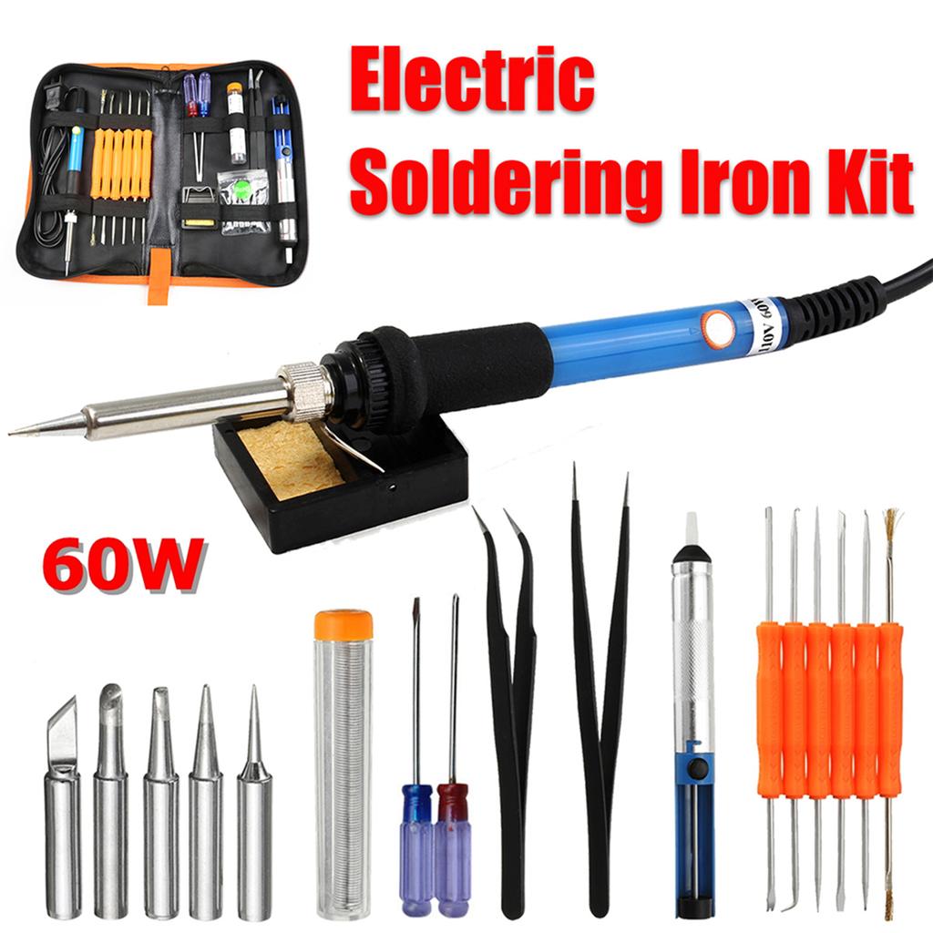 Electric Soldering Iron Set Temperature Adjustable Electric Soldering Iron Welding Tool Kit