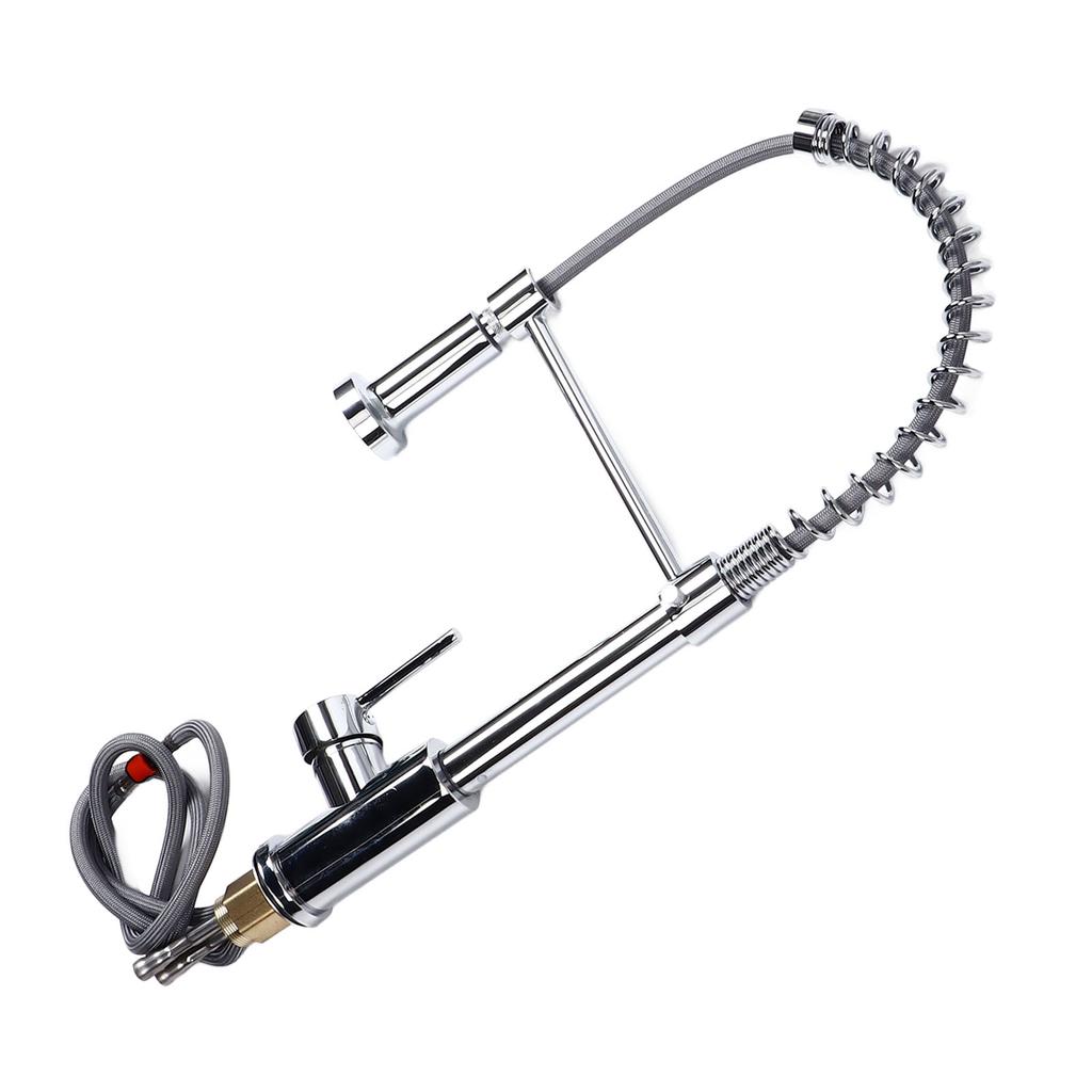 Выдвижной кран с поворотом на 360 градусов для мойки горячей и холодной воды из нержавеющей стали