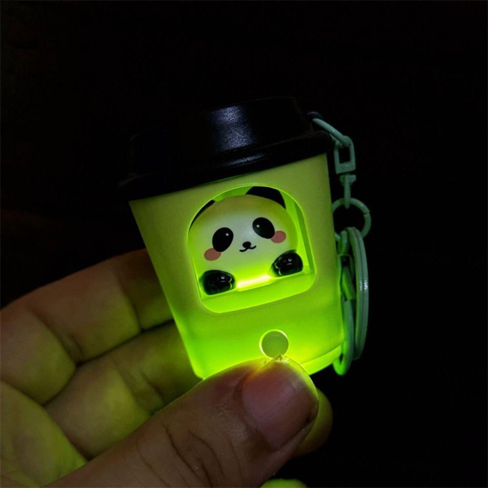 Bounce Car Keyring Panda Capybara Pendant Unique Cartoon Animals Dolls  Charms