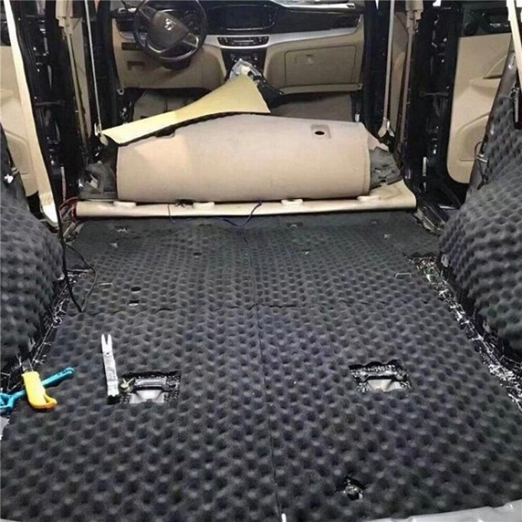New Car Sound Deadening Studio Acoustic Absorption Deadener Foam Heatproof Soundproof Noise Insulation Cotton
