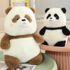 Adorable Fluffy Panda Plush Toy Cute And Soft Cuddly Stuffed Animal Pillow
