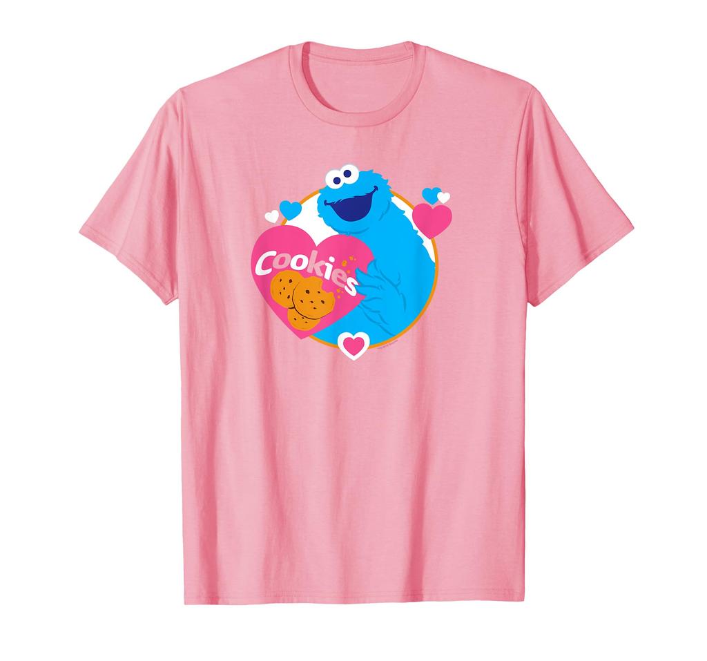 Sesame Street Cookie Monster Love Cookies T-shirt