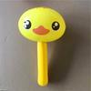 10Pcs New Pvc Inflatable Small Animal Head Stick With Bell Inflatable Short Stick Scan Code To Push Gift Inflatable Toy